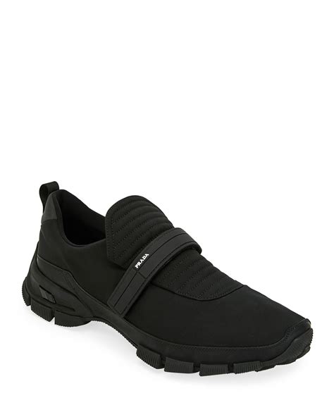 prada men's sport sneakers with grip-strap|men Prada sneakers on sale.